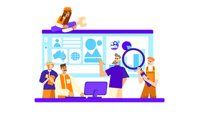 Testmate services illustration 2dart branding conceptofbrand design digitalart flatillustration illustration logo ui vector