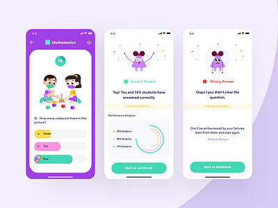 Poll screen branding colors design education kids minimal poll uidesign userexperiencedesign userinterface