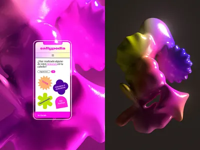 Sallypedia UI/UX design gen z mexico sabbath sally beauty ui ux web design