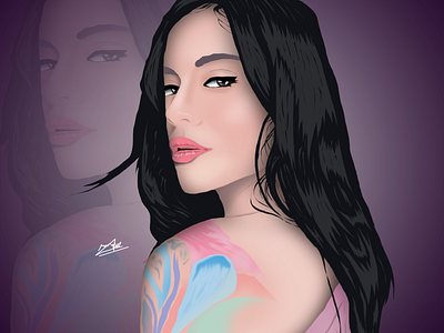 Admira cartoon cute design face girl graphic design illustration illustration realism paint realism tatto