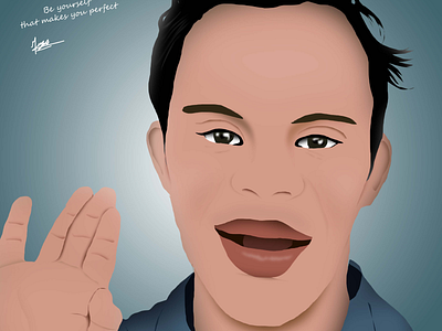 Unique boy cartoon design face graphic design illustration man people young