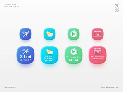 Icons & Widgets 01 design icon design icons interface interface design product design ui ui design ui ux ux ux design widgets