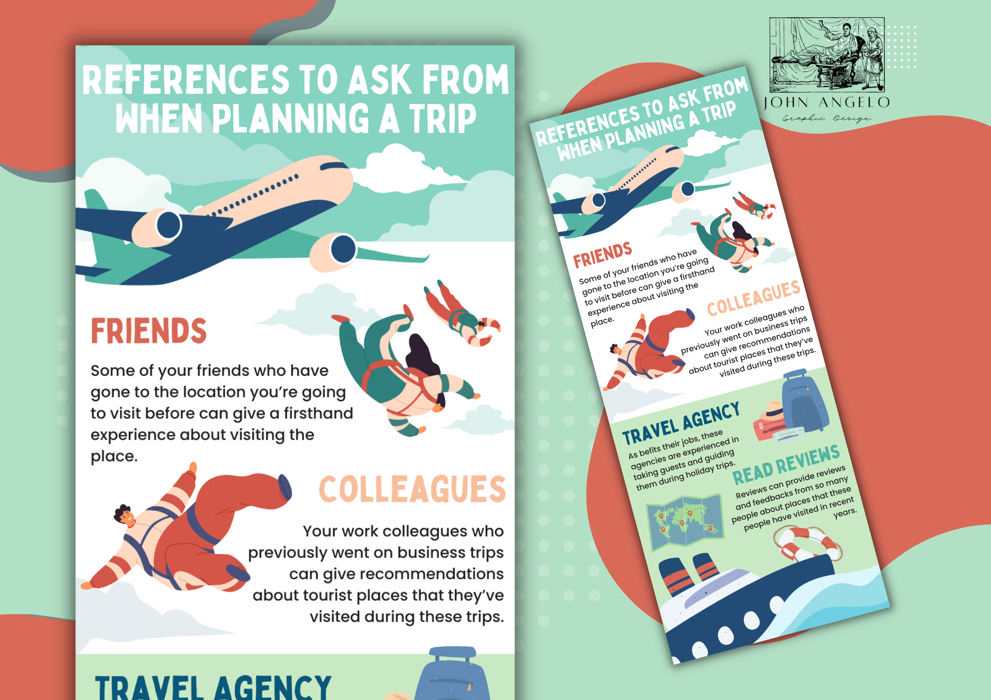 Example of Planning A Trip Infographic