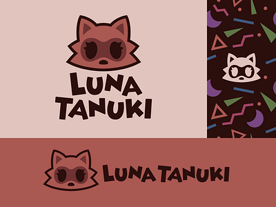 LunaTanuki arcade cartoon pattern racoon retro sebm tanooki tanuki