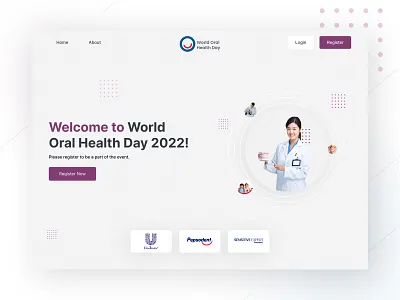 WOHD 2022 Landing Page Design dentist event registration dentist lading page dentist website dentist website ui design itsmuntasirb landing page muntasir billah pepsodent pepsodent event pepsodent landing page ui design unilever unilever event unilever landing page ux design web design wohd wohd 2022 wohd event wohd landing page