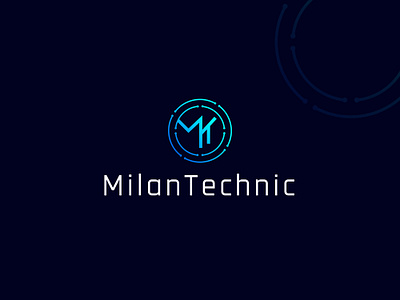 Milan Technic Logo Design brand design brand guideline brand identity design branding business logo flat logo graphic design logo design logo folio logo mark logo type logos minimalist logo modern logo professional logo simple logo tech logo technic logo technology unique logo