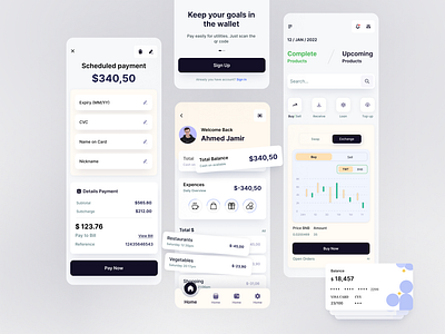 Payment Method Mobile App Design app design bank branding design ios design mobile app mobile design offic payment pro pro app ui ui app ui app design ui design ui pro design uiux ux ux design ux design ios