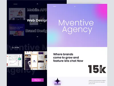 Digital Agency Website agency app design branding company creative agency design design service design studio design team digital agency graphic design landing page landing. webdesign marketing ui ux web web design website