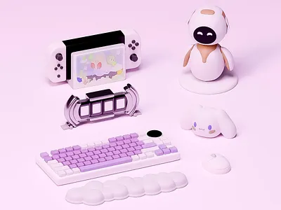 3D Model- Game-zone Details Design 3d 3d art 3d art work 3d design 3d micro design 3d model 3d render 3d rendering abstract abstract design design design insparation details game gadgets design game zone design game zone details insparation micro living purple visual