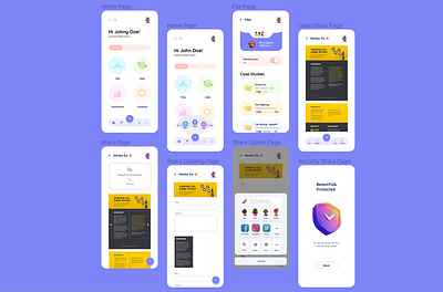 Case Study UI app design graphic design typography ui ux