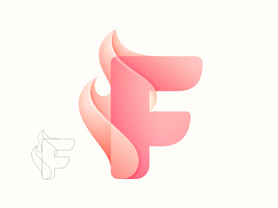 F Fire Logo brand brand identity branding identity logo logo design logo designer logo mark logodesign logos logotype mark minimalist logo modern logo symbol typography visual identity