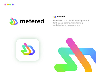 cryptocurrency logo design - letter m logo - app icon- branding app icon brand identity branding colorful creative crypto cryptocurrency logo design graphic design letter m logo logo logo design logodesign metered minimalist mlogo modern trading vector