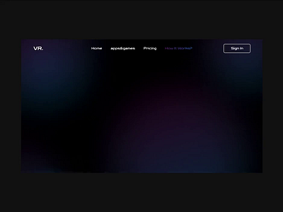 VR. - Gaming Platform Landing Page branding design gaming platform graphic design landing page ui ux virtual reality vr vr gaming website design