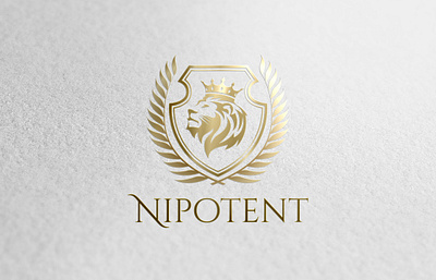 Logo-Design-Business-Lion-Crown-Golden-Corporate-Company-Luxury animal branding business company corporate crown design financial golden graphic design illustration king lion logo logo design luxury royal service unique vector