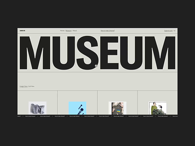 AAWU(M) Museum Page animation grid interaction museum posters site typography ui ukraine war website