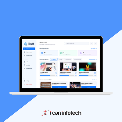 E-Learning App Design | Mobile App UI Design | Tellus Course app design app development application design canada course app course website design e lerning graphic design illustration learning app learning website mobile application ui ui design uiux website design