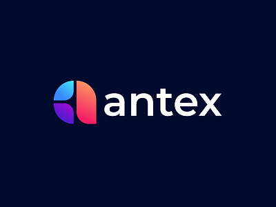 Antex l Modern logo l creative logo l identity design brand identity branding clean design creative design ecommerce identity design letter logo logo logo design logo mark minimal minimalist logo modern logo modern logo design professional logo simple logo typography