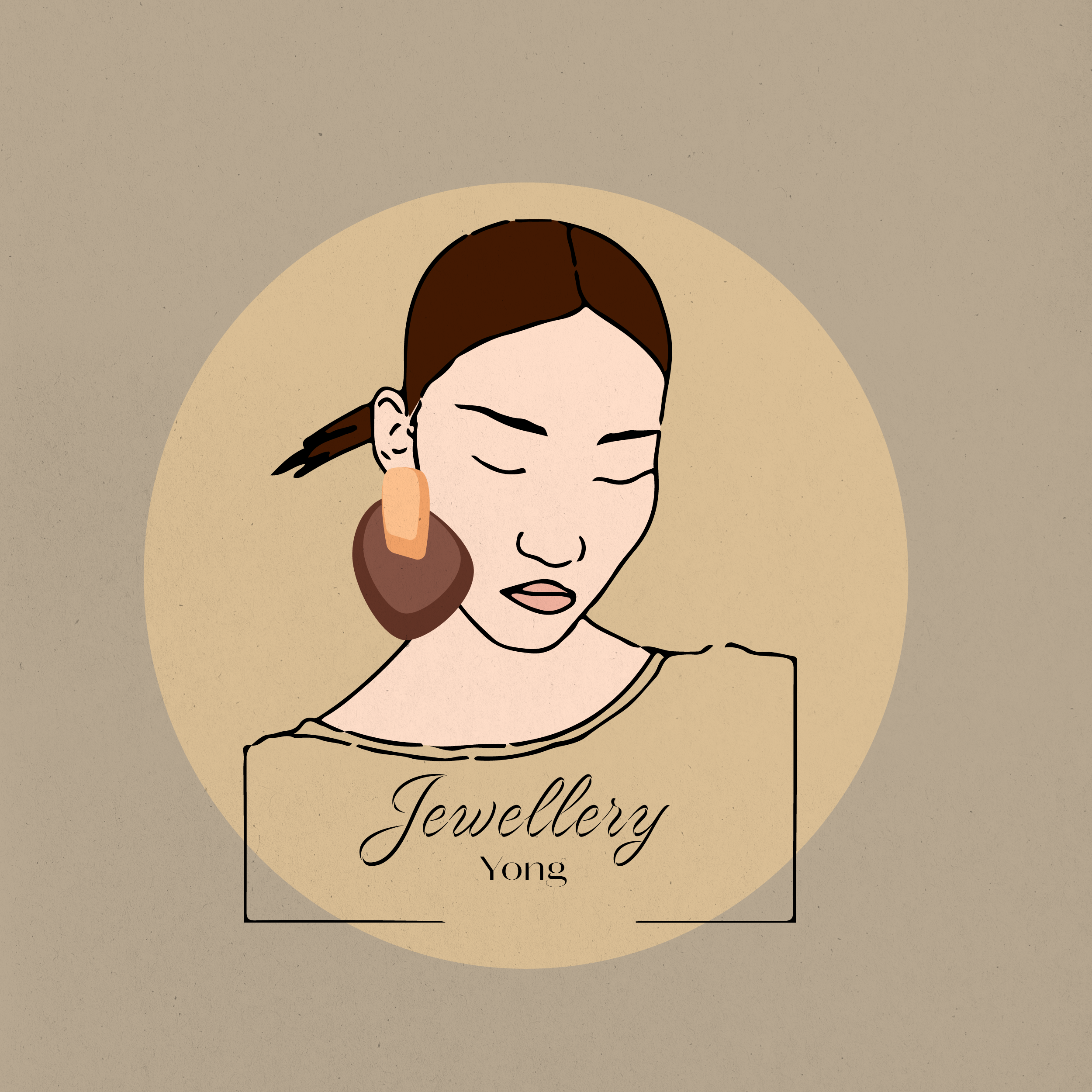 Jewellery Yong 2d adobe illustrator animation art art print artist branding design digital digital art girl graphic design illustration logo photoshop ui vector graphics