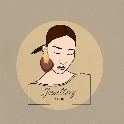 Jewellery Yong 2d adobe illustrator animation art art print artist branding design digital digital art girl graphic design illustration logo photoshop ui vector graphics