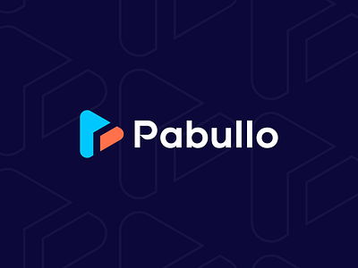 Pabullo Logo Design a b c d e f g h i j k l m n app icon brand identity branding brandmark data letter mark monogram logo logo design logos logotype minimalist logo music negative space o p q r s t u v w x y z player logo real estate agency symbol thefalcon token