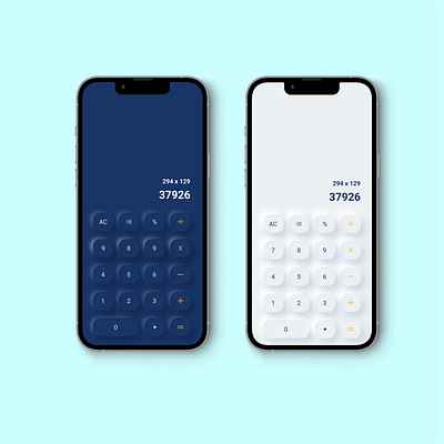 Soft UI Design | Neumorphism Design | Calculator Design calculator design figma graphic design neumorphism soft ui vector