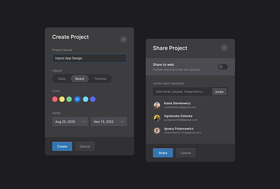 Cards - Dark UI card clean dark darkui dashboard design ui ux web