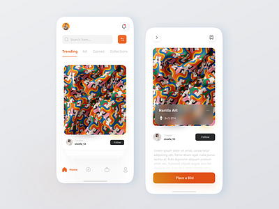 NFT App design figma graphic design illustration ui ux