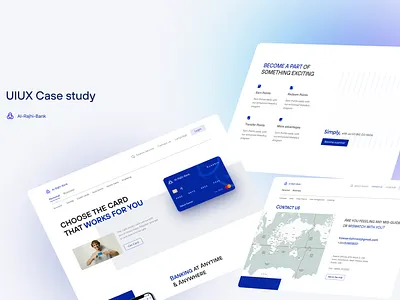 Bank Website Redesign 3d bank app bank landing page banking website design branding case study contact page design design graphic design landing page logo minimal design mobile apps bank motion graphics popular design responsive design saudi arab saudi arabia design ui website