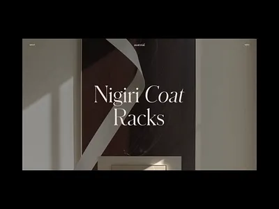 material. | Story animation design gorbunov homepage ivan ivngbv promo typography ui ux video web website