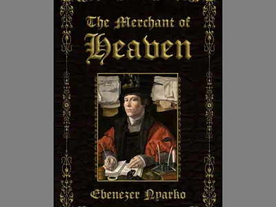 The Merchant of Heaven - Book Design book book design classical art design editorial design graphic design logo renaissance art