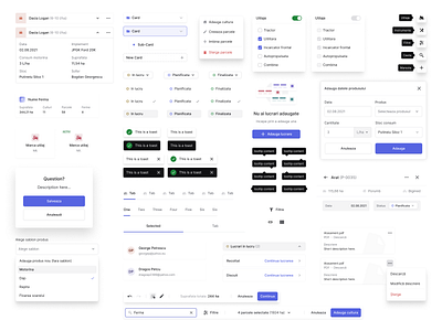 UI Elements - Agriculture Startup clean ui startup ui kit ui system user interface