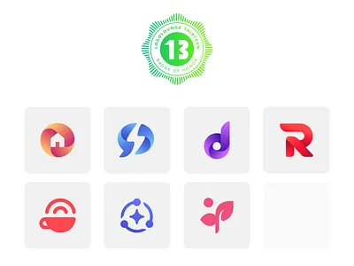 LogoLounge 13 – Selected Logos brand branding gradient identity logo mark symbol
