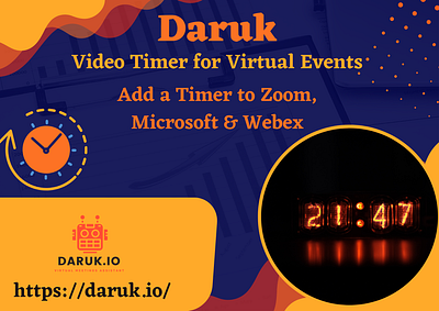 Virtual Event Video Timer - Daruk timerformeetings timerforwebex videotimerforzoom