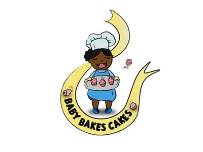 Baby Bakes Cakes brand identity branding design graphic design illustration logo