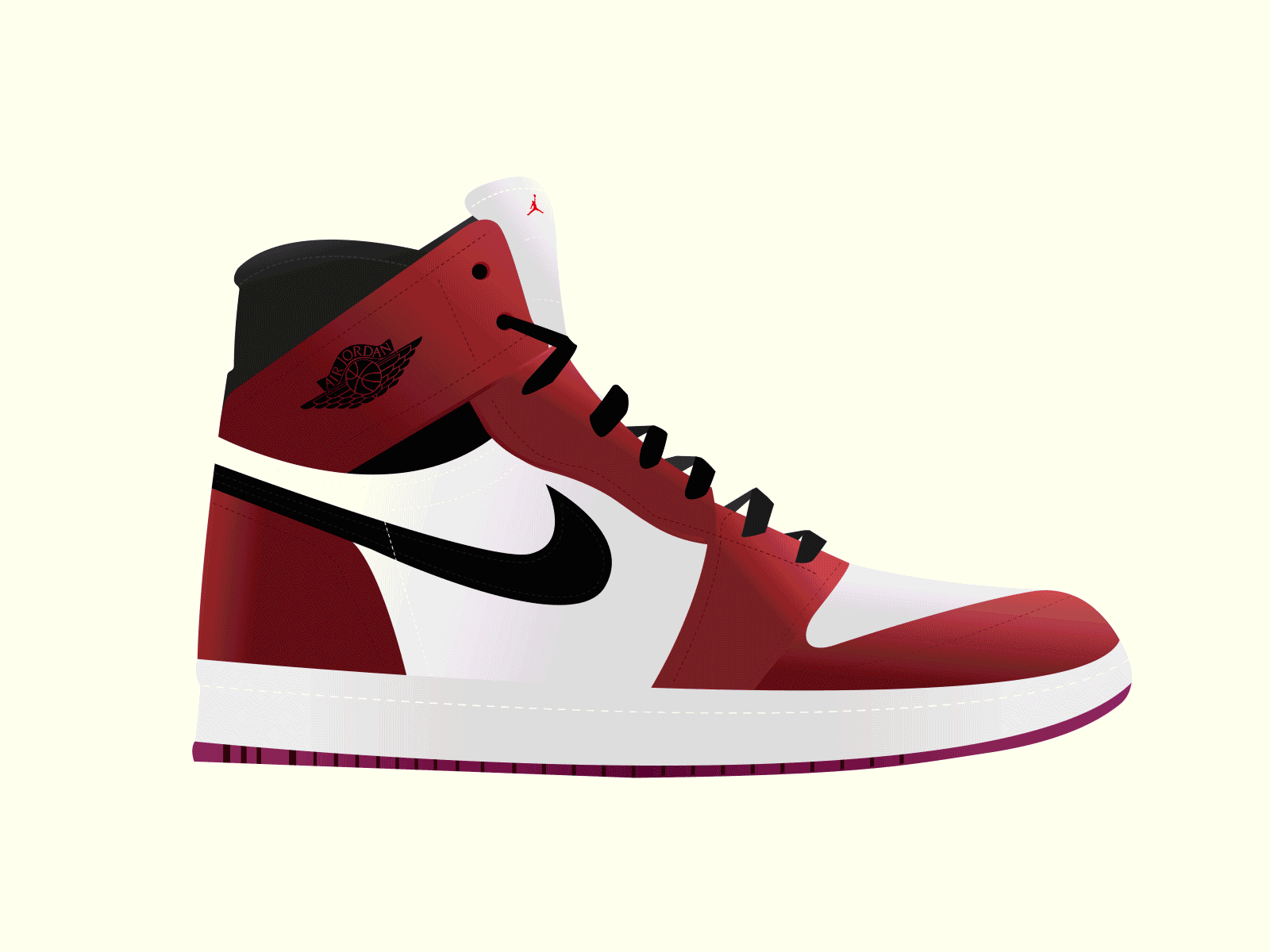 Air Jordan 1 Metaverse air jordan animation footwear glitch metaverse miles morales nike sneaker spider man spiderman spiderverse