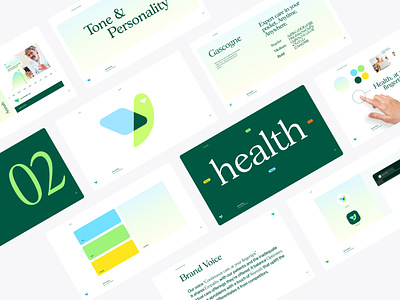 Logo - Brand book for PerryHealth brand book branding colors glucometer health healthcare logo social ads