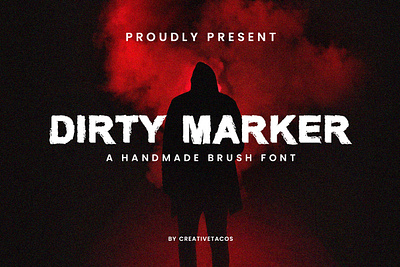 Dirty Marker Brush Font clean colorful creative design font fonts illustration logo modern ui