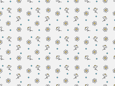 Daisies 2d branding daisy design detail floral flowers illustration outline pattern ukraine vector