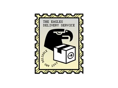 The Eagles Delivery Service brand identity branding design graphic design illustration logo