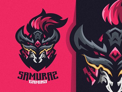 Samurai Logo branding design identity illustration japan logo mark samurai samurai logo tshirt vector