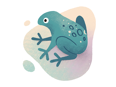 Frog animal illustration book illustration character digital art digital illustration frog illustration procreate procreate art
