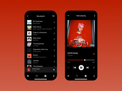 Daily UI #009 Music Player dailyui dailyui009 ui uidesign uiuxdesign