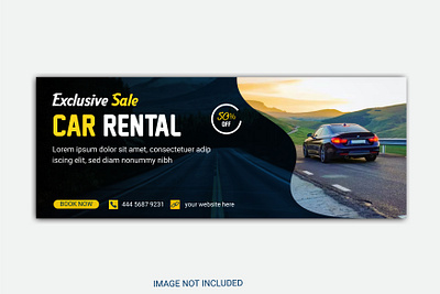 Car facebook cover ad template advertising banner banner ads business ads car car instagram car post cover facebook rental social media template web banner