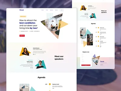 Use Case - Strack Version B figma landing page ui