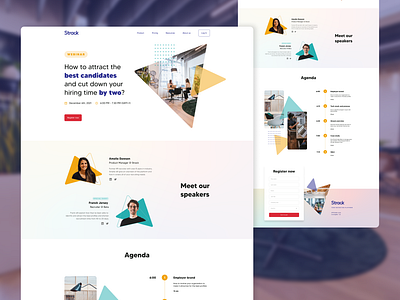 Use Case - Strack Version B figma landing page ui