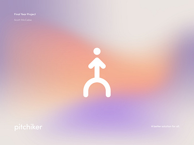Pitchiker - Final Year Project branding logo sport sport branding sport logo