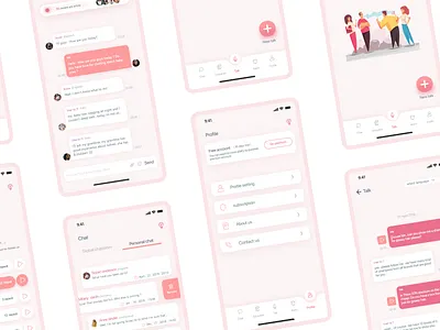 Momsland app design graphic design ui ux