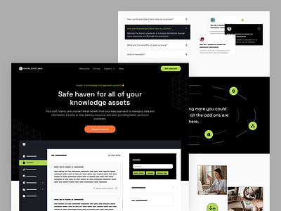 Knowledge Cabin concept design product design saas ui ux web design
