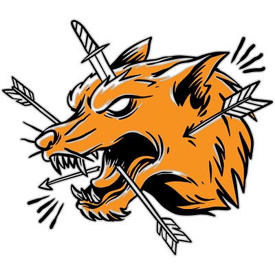 Wolf hand drawing illustration app branding design graphic design illustration logo predator typography ui ux vector