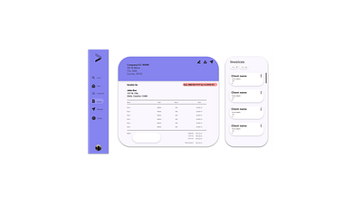 #DailyUI #046 Invoice adobexd app branding design graphic design illustration logo mobileapp typography ui ux vector